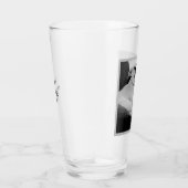 Talking Dogの白黒写真文字 タンブラーグラス (右)