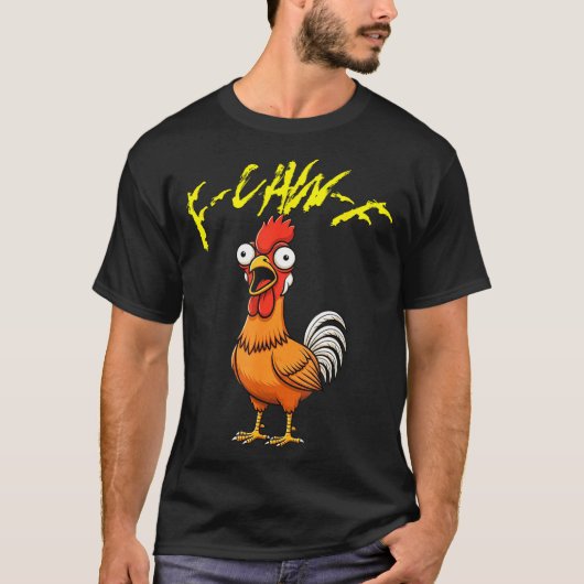 Talking Funny Chicken  Tシャツ (正面)