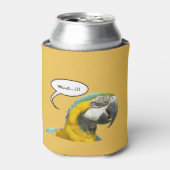 Talking Parrotおもしろいカスタマイズ可能クーラーボックス 缶クーラー (缶正面)