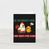 Talking To My Sister Is All The Therapy I Need Fun カード (正面)