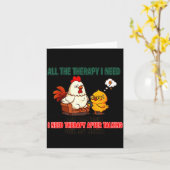 Talking To My Sister Is All The Therapy I Need Fun カード (黄色い花)