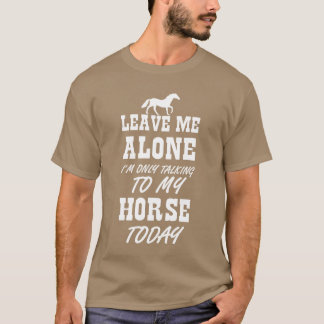 Talkingo My Horseoday Girls Women Horse Lover vint Tシャツ