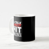 Talks So Much Needs A Breath Mint Or Toilet Paper  コーヒーマグカップ (正面左)