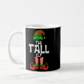 Tall Elf Christmas Matching Family  コーヒーマグカップ (左)