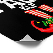 Tall Elf Christmas Matching Family  ポスター (角)