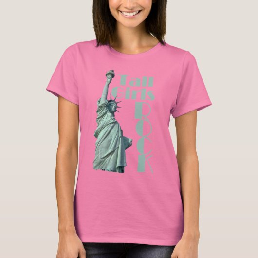 Tall Girls ROCK (Dark) Tシャツ (正面)