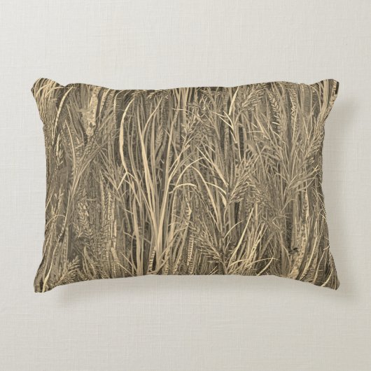 Tall Grass Ghillie Suit Camouflage アクセントクッション (正面)