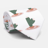 Tall Green Plant on Rug Desert Cactus  ネクタイ (ロール)