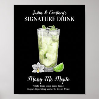 Tall Mojito ・ PERSONALIZE this Signature Drink Pla ポスター