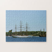Tall Ship Cisne Branco写真 ジグソーパズル (横)