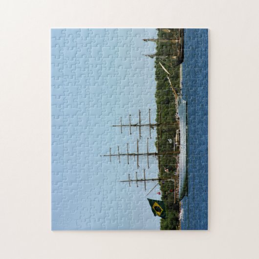 Tall Ship Cisne Branco写真 ジグソーパズル (縦)