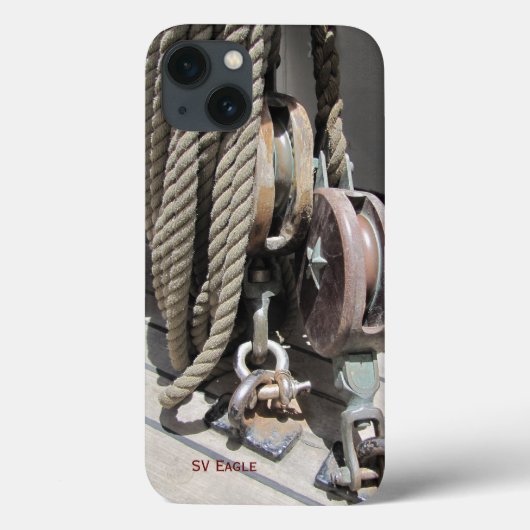 Tall Ship Eagle Block & Tackle iPhoneケース Case-Mate iPhoneケース (裏面)