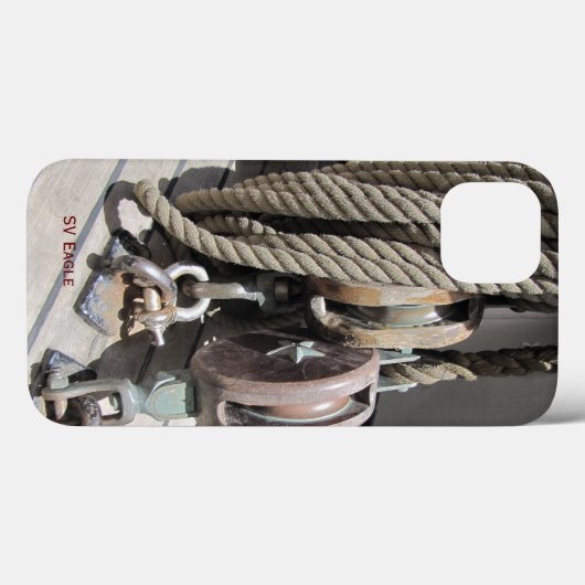 Tall Ship Eagle Block & Tackle iPhoneケース Case-Mate iPhoneケース (裏面 (横))