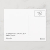 「Tall Ship Hermione on the York River」ポストカード ポストカード (裏面)