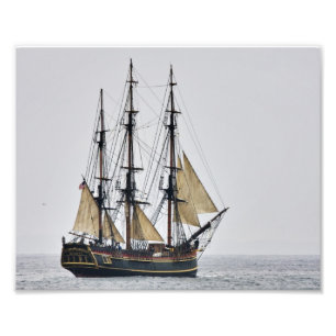 Tall Ship HMS Bounty フォトプリント