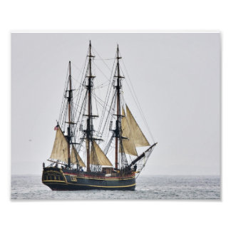 Tall Ship HMS Bounty フォトプリント