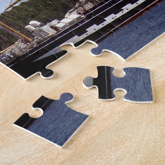 Tall Ship Kruzenshtern写真 ジグソーパズル (側面)