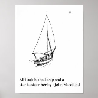Tall Ship Poster ポスター