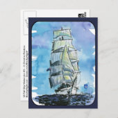 Tall Ship Series #4 ポストカード (正面/裏面)