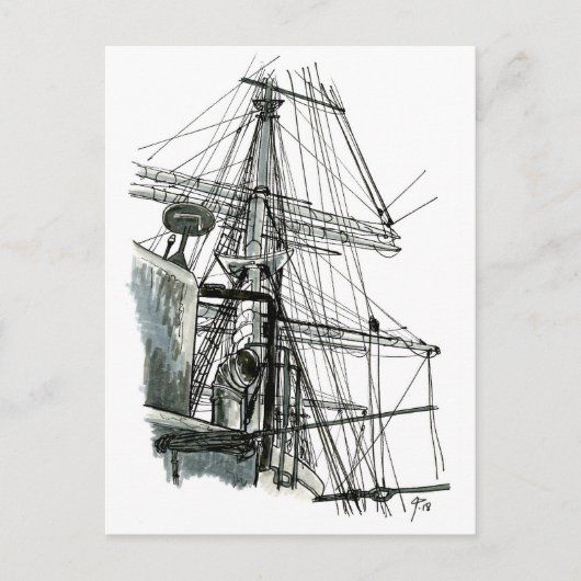 Tall Ship Series #6 ポストカード (正面)