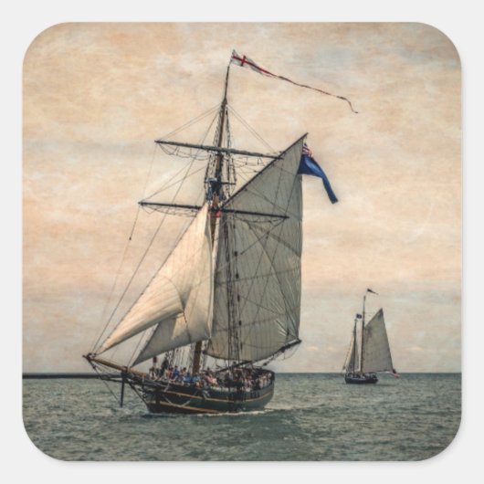 Tall Shipsフェスティバル スクエアシール (正面)