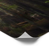 TALL TREE in Forest Artポスター ポスター (角)