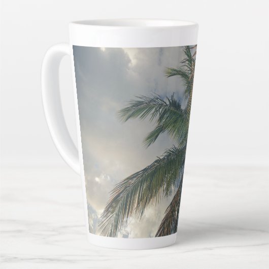 Tall Vacation Palm Mug カフェラテマグ (左アングル)