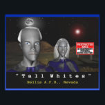 Tall white aliens poster ポスター<br><div class="desc">Tall white aliens poster</div>