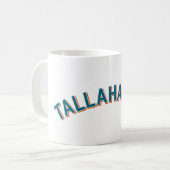 Tallahassee、フロリダヴィンテージアーチ コーヒーマグカップ (正面左)