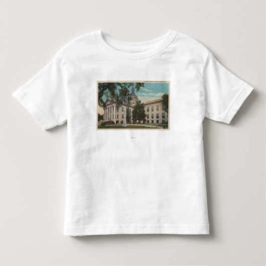 Tallahassee、フロリダ-国家の外観 トドラーTシャツ (正面)