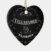 Tallahassee、フロリダ-検数 セラミックオーナメント (右)