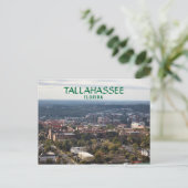 Tallahassee，フロリダ，都市の空中表示 ポストカード (スタンド正面)
