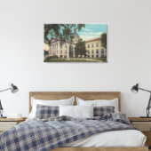 Tallahassee, Florida -州の外観 キャンバスプリント (インサイチュ (寝室))