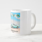 Tallahassee Florida Travelポスター。 ジャンボコーヒーマグカップ (正面右)