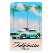 Tallahassee Florida Travelポスター。 マグネット (縦)