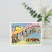 Tallahassee, Florida Vintage Travelからの挨拶 ポストカード (スタンド正面)