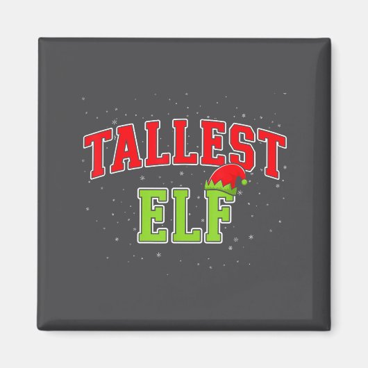 Tallest Elf Christmas Family Matching Group Xmas  マグネット (正面)