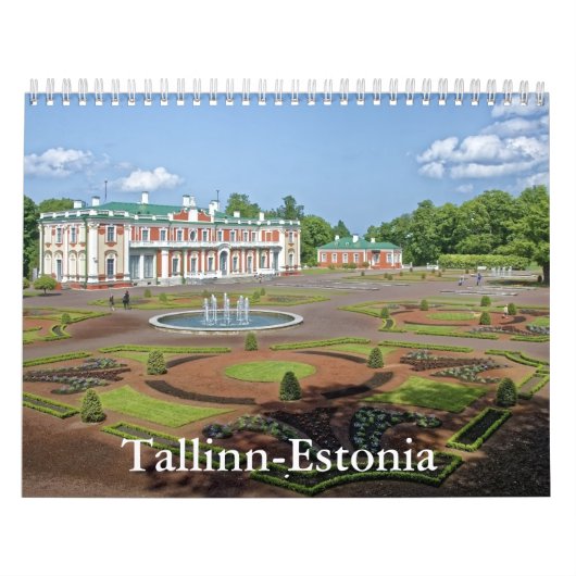 Tallinn-Estonia Calendar カレンダー (カバー)