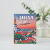Tallinn, ville médiévale de l'Estonie ポストカード (スタンド正面)