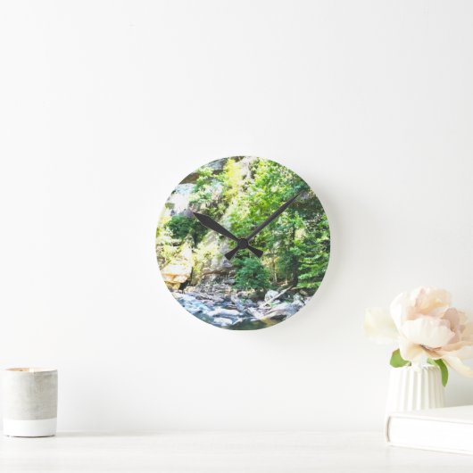 Talluah Gorge ラウンド壁時計 (ホーム)