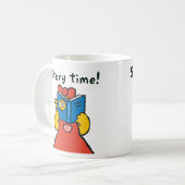 Tallulahはおもしろいな顔を作ります コーヒーマグカップ (正面左)