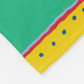 Tallulahはおもしろいな顔を作ります フリースブランケット (角)