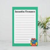 Tallulahはおもしろいな顔を作ります 便箋 (スタンド正面)