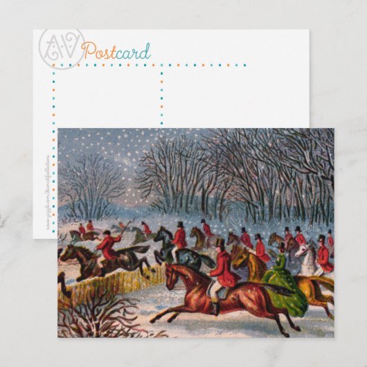 Tally-Hoはがき ポストカード (正面/裏面)