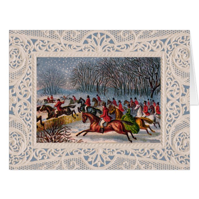 Tally-Ho招待状またはBig Greeting Card (正面横)