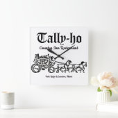 Tally-Ho Restaurant, Park Ridge & Evanston, IL スクエア壁時計 (ホーム)