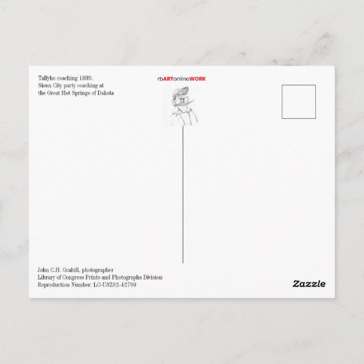 Tallyho Coachingはがき ポストカード (裏面)