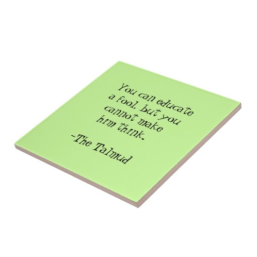 Talmud知恵の引用文 タイル (側面)