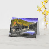 Tamの木の反射 カード (黄色い花)