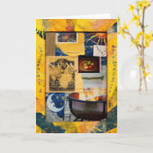 Tam Kozmanの"真夏日の夢" カード (黄色い花)